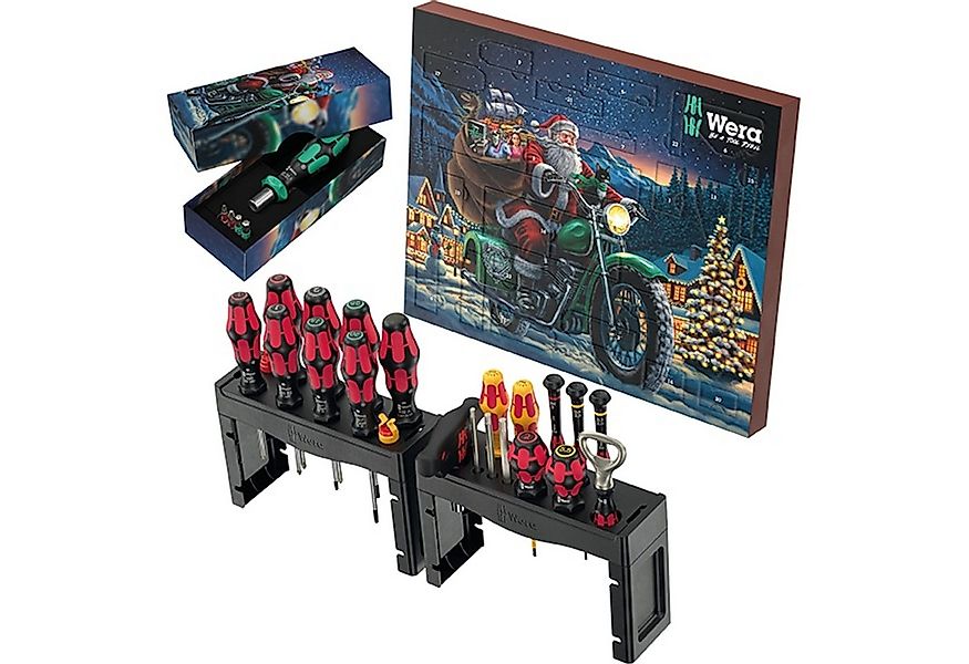 Wera Werkzeugset WERA Weihnachtsset, Adventskalender 2025 + Bits-Handhalter günstig online kaufen