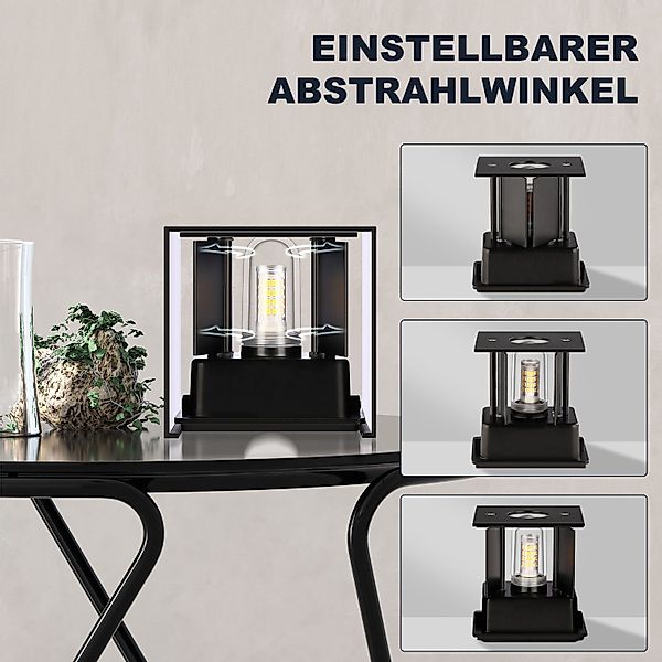 LETGOSPT LED Wandleuchte 6/12W Wandlampe Außen/Innen, günstig online kaufen