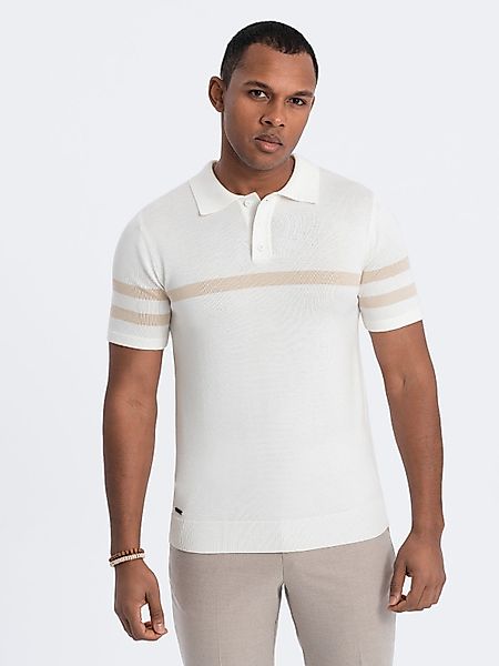 OMBRE Poloshirt Herren-Poloshirt aus weichem Strick günstig online kaufen