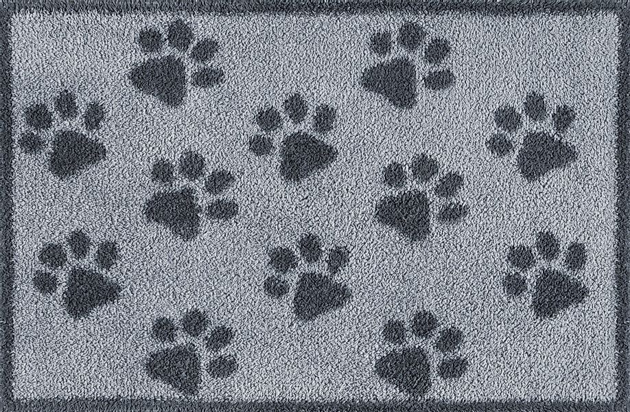 Turtle Mat Fußmatte Paws Grey, rechteckig, günstig online kaufen