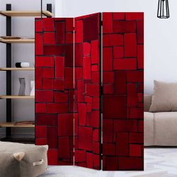 Paravent in Rottönen Leinwand Füllung günstig online kaufen
