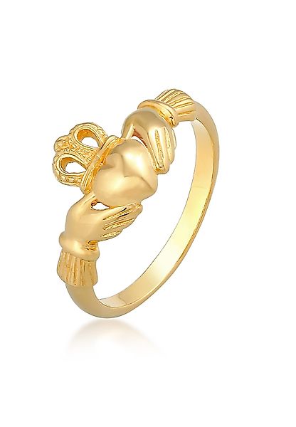Elli Fingerring Claddagh Herz Krone Königlich günstig online kaufen