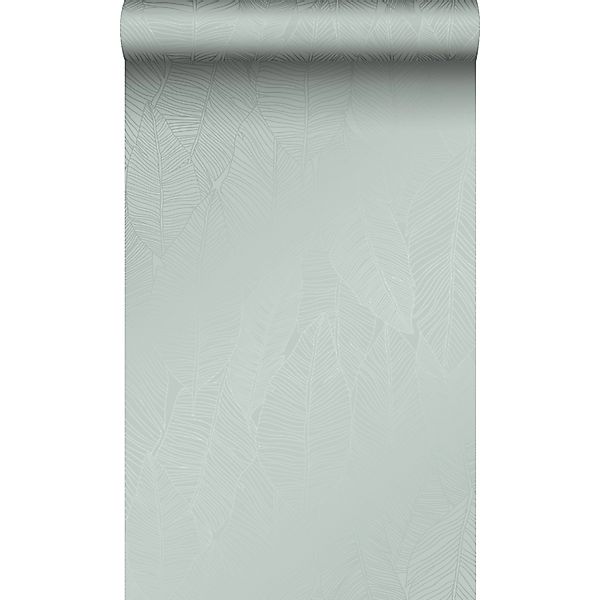 Origin Wallcoverings Tapete Blätter Hellblau 53 cm x 10.05 m günstig online kaufen