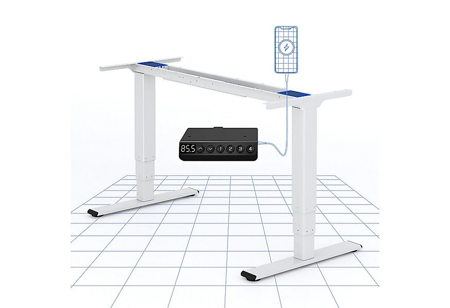 FLEXISPOT Schreibtisch Elektrisch höhenverstellbares Tischgestell (EC5 Seri günstig online kaufen