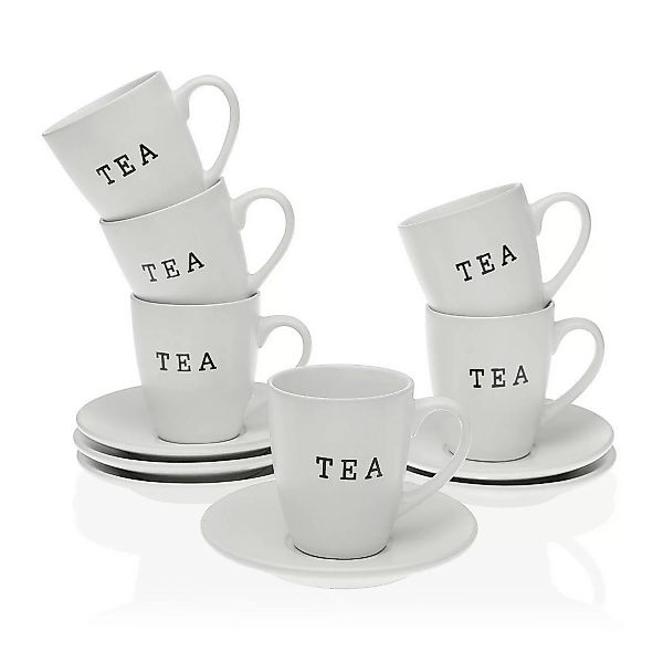 Satz Von Kaffeetassen Versa Tea Aus Keramik (4,9 X 7,5 X 8,5 Cm) (12 Stücke günstig online kaufen