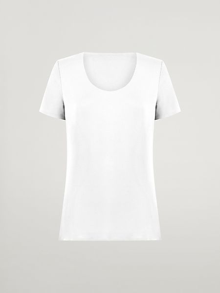 Wolford - Jersey Top Short Sleeves, Frau, white, Größe: L günstig online kaufen