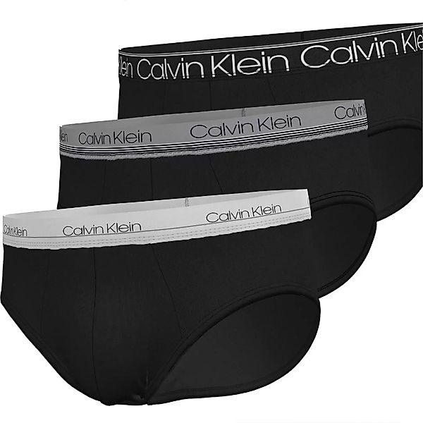 Calvin Klein – Schwarze Slips im 3er-Pack günstig online kaufen