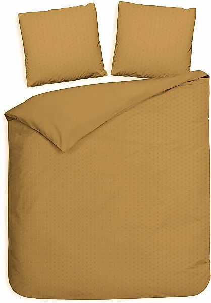 Heckett & Lane Bettwäsche "Punto" 3 Stk. gepunktet, 100% Baumwolle ab 135x2 günstig online kaufen