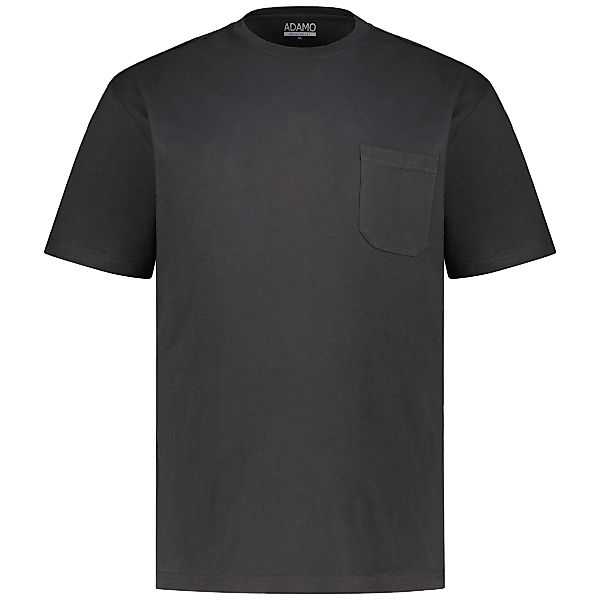 ADAMO Basic T-Shirt mit Brusttasche Farbe schwarz Größe: 5XL günstig online kaufen