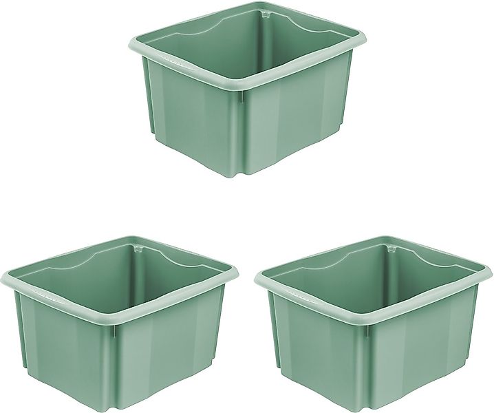 keeeper Aufbewahrungsbox Emil, 3er Set, 24 L, 41 x 34,5 x 22 cm (Set, 3 St) günstig online kaufen