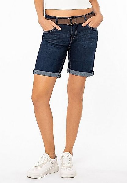 SUBLEVEL Jeansbermudas Denim Bermuda mit Gürtel günstig online kaufen