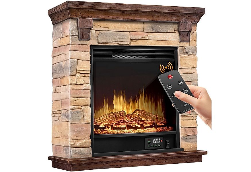 KESSER Elektrokamin, Elektrokamin Standkamin Kamin elektrisch mit LED 3D-Fl günstig online kaufen