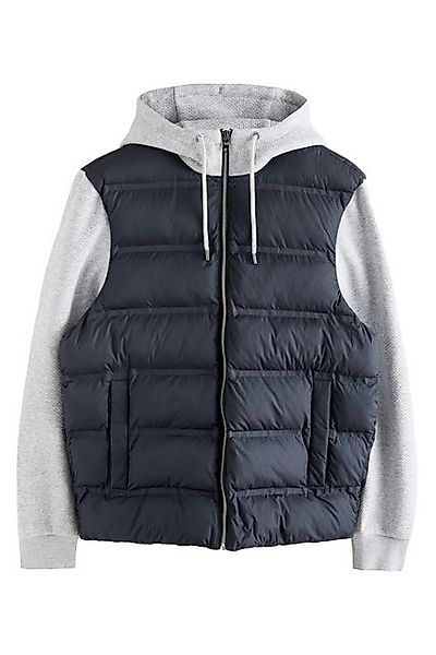 Next Steppjacke Strukturierte Pufferjacke mit Jerseyärmeln (1-St) günstig online kaufen