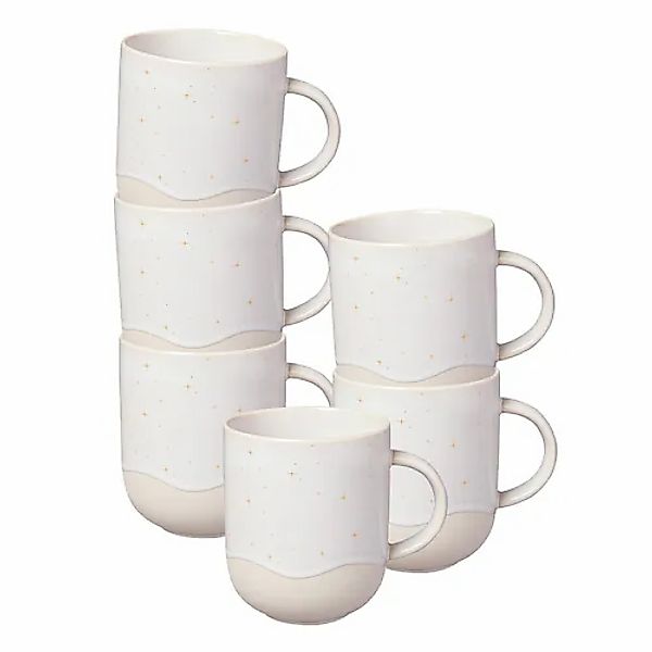 like. by Villeroy & Boch Becher »Henkelbecher Winter Glow 360 ml 6er Set be günstig online kaufen