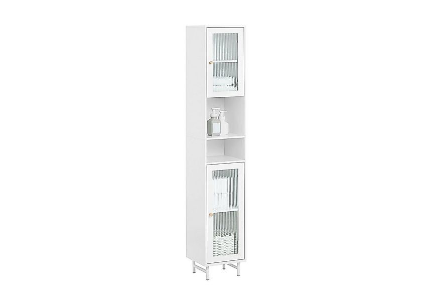 SoBuy Hochschrank BZR118 Badschrank schmal Badregal Badezimmerschrank Badez günstig online kaufen