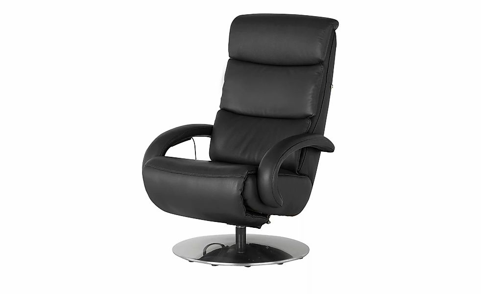 Hukla Ledersessel  Florian ¦ schwarz ¦ Maße (cm): B: 73 H: 109 T: 91.0 Pols günstig online kaufen