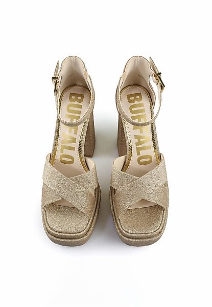 Buffalo High-Heel-Pumps "Buffalo Cross -Vegan Glitter" günstig online kaufen