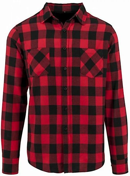 Build Your Brand Sweatjacke Checked Flannel Shirt - Holzfällerhemd günstig online kaufen