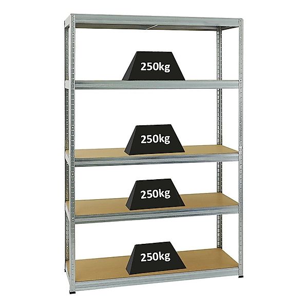 PROREGAL® Schwerlastregal Lagerregal Steckregal ELEPHANT 180x120x45cm günstig online kaufen