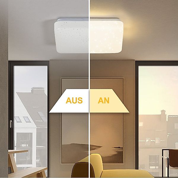 ZMH LED-Sternenhimmel Wohnzimmer Modern Sternenhimmel Deckenlampe günstig online kaufen