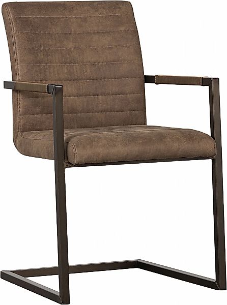 WOOOD Esszimmerstuhl "Bas" (Set) 2 Stk. Freischwinger, gepolstert, Breite 5 günstig online kaufen