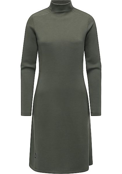Ragwear A-Linien-Kleid Leavie Modisches Damen Sweatkleid mit Stehkragen günstig online kaufen