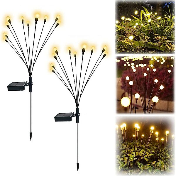 MUPOO LED-Lichterkette Solar-Gartenleuchten Kugeln 6/8/10 Glühbirnen,LED-Li günstig online kaufen
