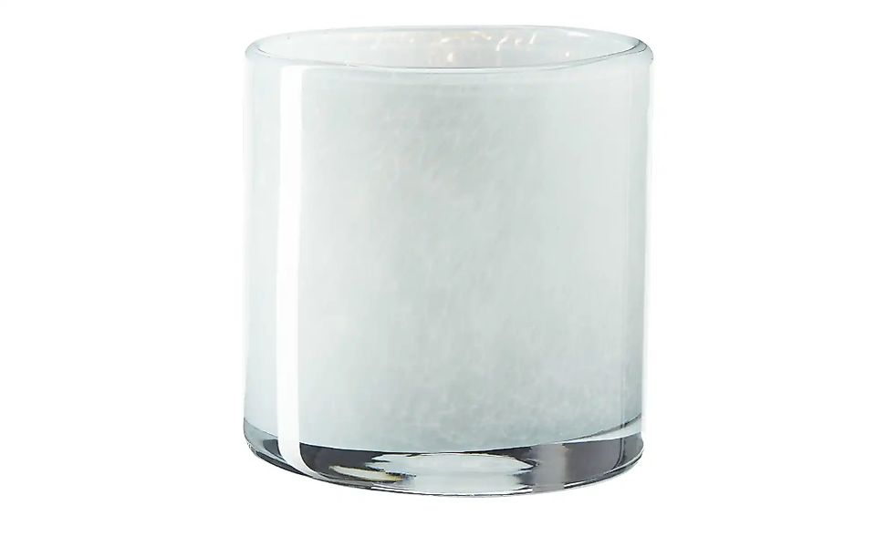 HOME STORY Teelichtglas   ¦ grau ¦ Glas ¦ Maße (cm): H: 8,5  Ø: 8.3 Accesso günstig online kaufen