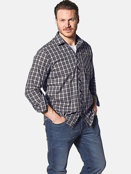 Jan Vanderstorm Langarmhemd BJORNMAN im Karo-Design günstig online kaufen