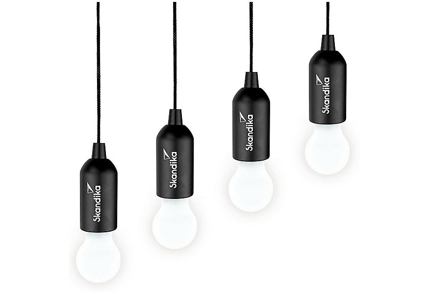 Skandika LED Gartenleuchte Campinglampe Narvik 4er-Set, hängend, tragbare Z günstig online kaufen