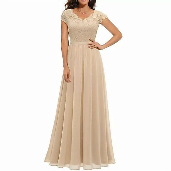 AFAZ New Trading UG Abendkleid Damen kleid einfarbig Taillenkleid Cocktailk günstig online kaufen