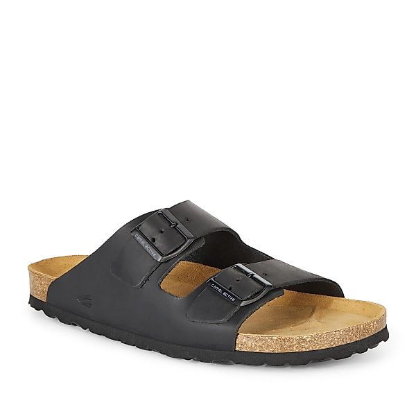 camel active Riemensandale aus Leder Farbe schwarz Größe: EU45 günstig online kaufen