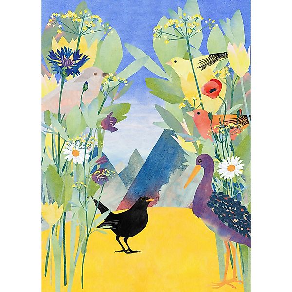 Komar Vliesfototapete Twittering 200 cm x 280 cm günstig online kaufen