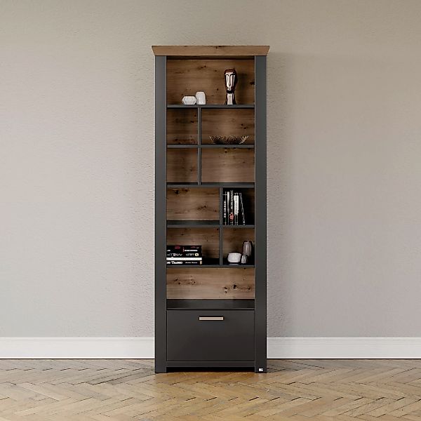 set one by Musterring Regal "York", Typ 07, offenes Design, Beleuchtung opt günstig online kaufen