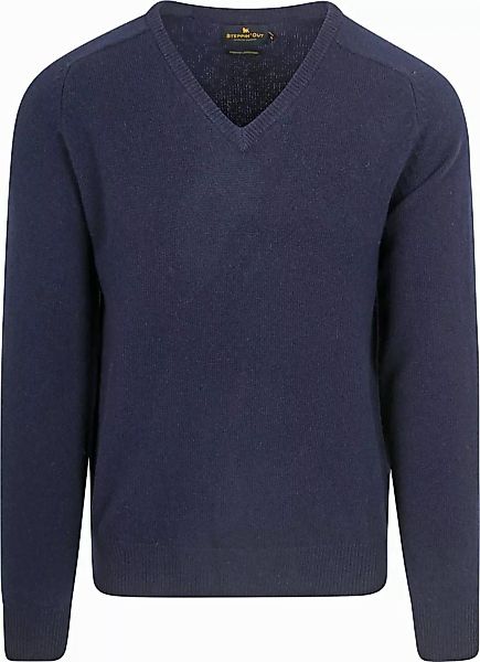 Steppin' Out Pullover V-Ausschnitt Lammwolle Navy - Größe XL günstig online kaufen