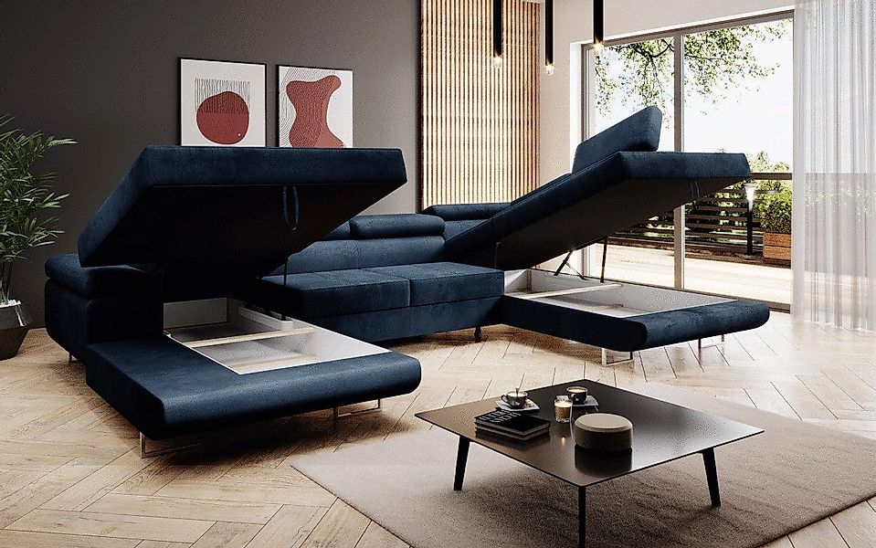Luxusbetten24 Schlafsofa Designer Sofa Lago, mit günstig online kaufen