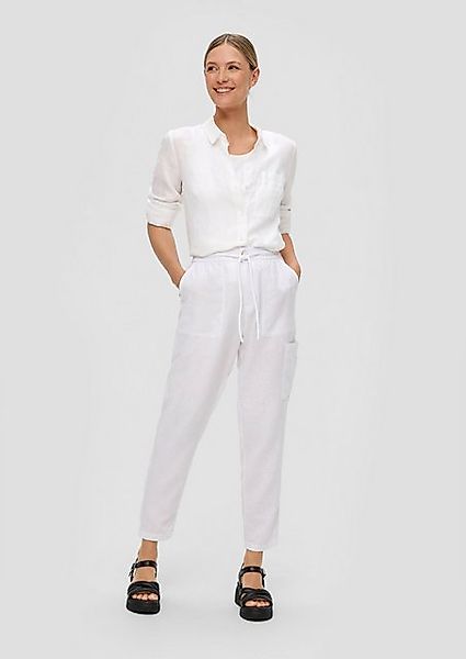 s.Oliver 7/8-Hose Relaxed: Hose aus Leinenmix günstig online kaufen