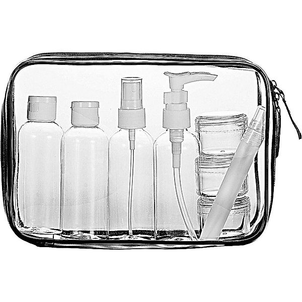 LuxusKollektion Kulturbeutel Kulturbeutel Transparent Reiseflaschen Transpa günstig online kaufen