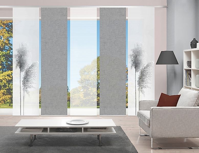 Vision S Schiebegardine "IRLOS 5er SET" Paneelwagen 5 Stk. tlg. Schiebevorh günstig online kaufen