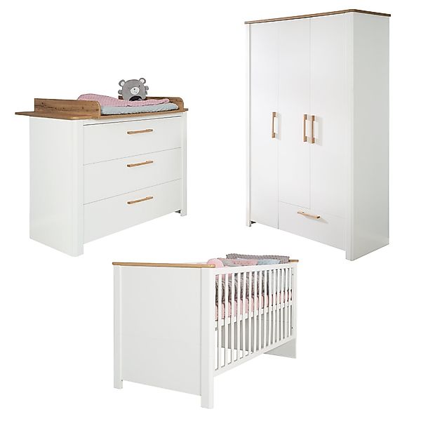 roba® Babyzimmer-Komplettset Ava - modernes Kinderzimmer günstig online kaufen