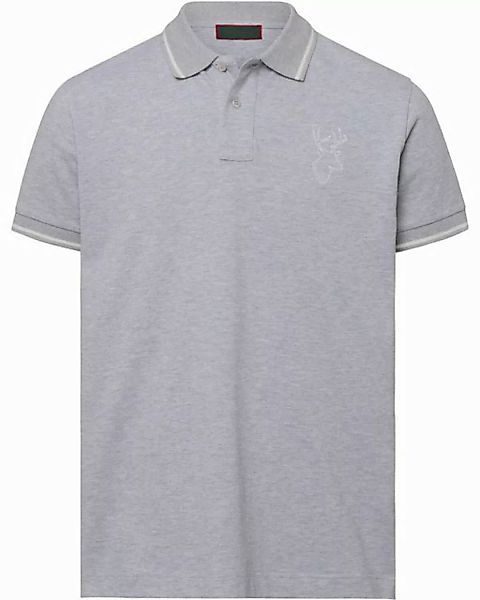 Reitmayer Poloshirt Piqué-Poloshirt mit Hirsch günstig online kaufen