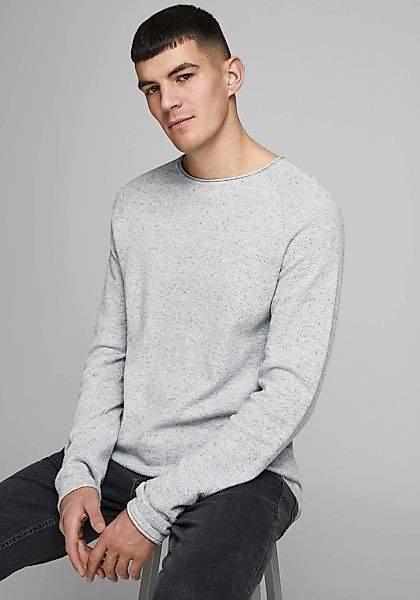 Jack & Jones Herren Sweater Pullover mit Rundhals Ausschnitt JJEHILL günstig online kaufen