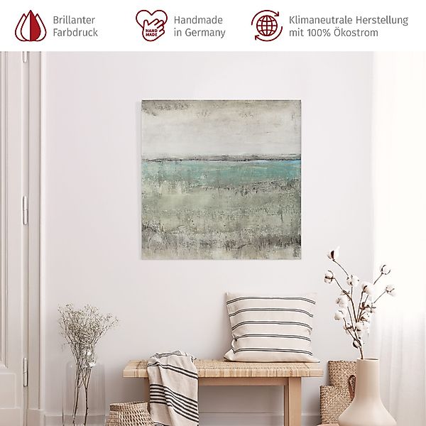 Bilderdepot24 Leinwandbild Abstrakt Modern Strand Horizont günstig online kaufen