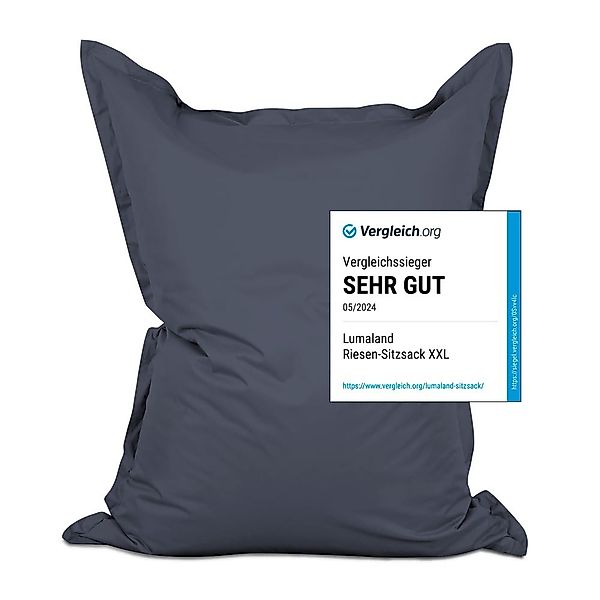 Lumaland Sitzsack XXL Bean Bag Riesen-Sitzkissen günstig online kaufen