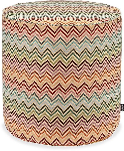 H.O.C.K. Sitzhocker H.O.C.K. Maribel Outdoor Hocker Pouf rund mit Keder ø45 günstig online kaufen