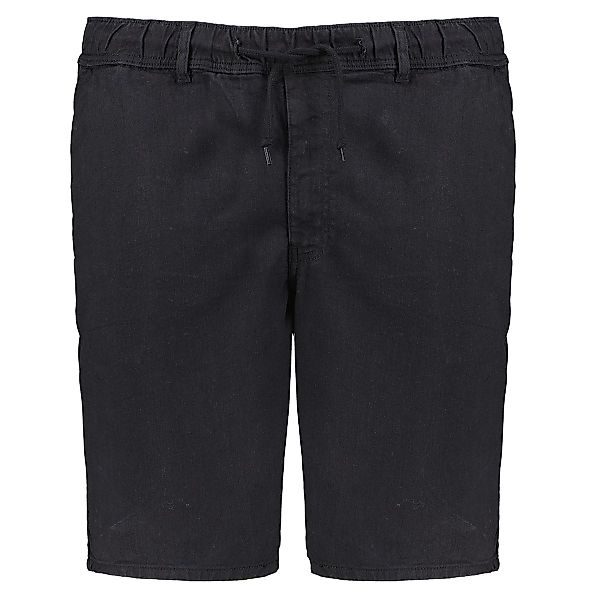 ADAMO Schlupfjeans-Shorts mit Stretch, gerade Farbe schwarz Größe: 7XL günstig online kaufen
