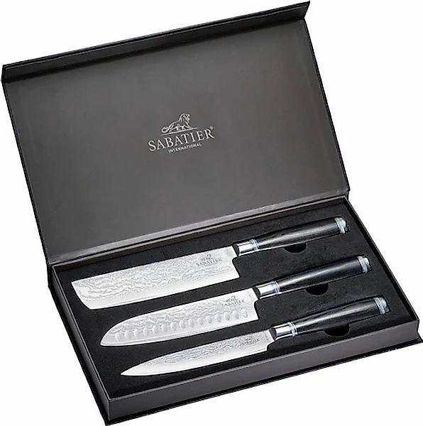 SABATIER International Messer-Set 67-lagiger geschmiedeter Damast-Klingenst günstig online kaufen