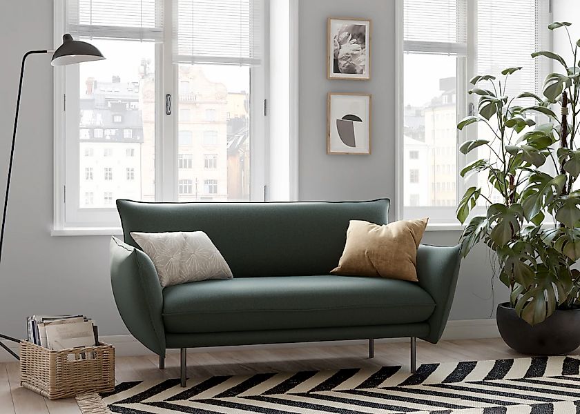 OTTO home 2-Sitzer "Stine" Besonderes Design durch Kissenoptik und Keder, b günstig online kaufen