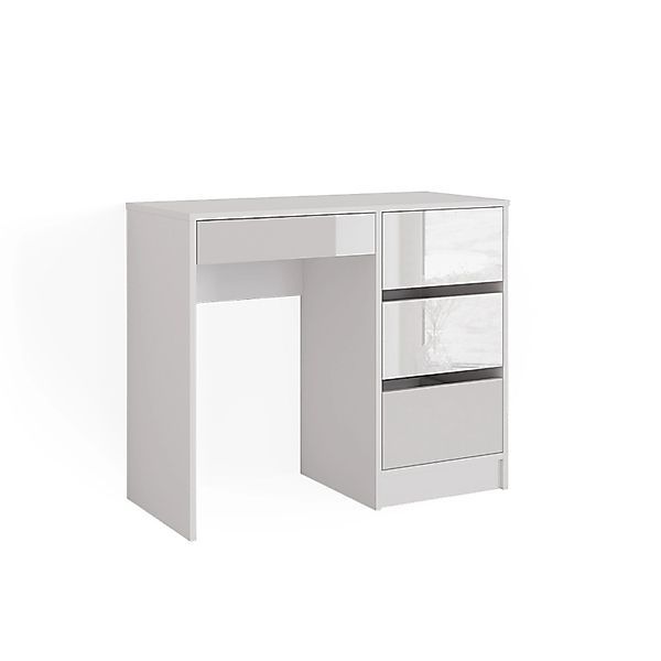 Vicco Schminktisch Sherry, Weiß Hochglanz, 90 cm ohne Spiegel günstig online kaufen