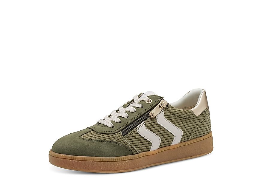 MARCO TOZZI Plateausneaker, Freizeitschuh, Halbschuh, Schnürschuh mit Kontr günstig online kaufen